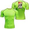Fitness Sportswear Teenagers Tshirt Bleach Graphic Tops Tight Training Clothes Boys Compression Gym Running Basketball Clothes