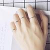 New Babysbreath Stackable Tiny Fashion Jewelry 925 Sterling Silver Color Finger Rings For Women Wedding Silver Jewelry