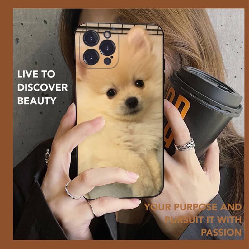 

Pomeranian dog Phone Case For iPhone 14 11 12 13 Mini Pro XS Max Cover 6 7 8 Plus X XR SE 2020 Funda Shell iPhone SE 2020