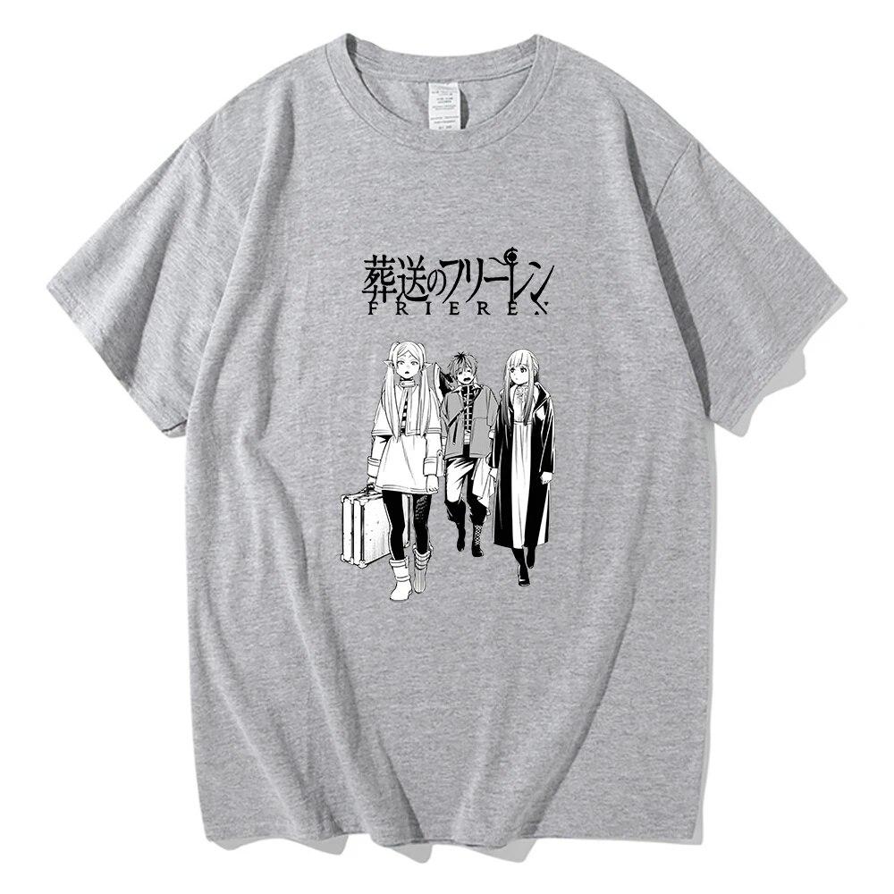 Tričko Frieren Beyond Journey's End Unisex Estetické Retro Anime Sousou No Frieren Tričko Unisex Unisexga Vintage Bavlna Trička Unisex