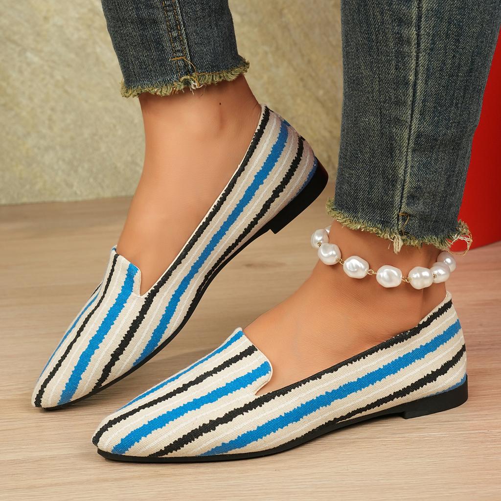 Spring Autumn Women Flat Shoes Comfortable Trend Non-slip Loafers Anti-slip Elegant Slip on Sneakers Zapatos De Mujer