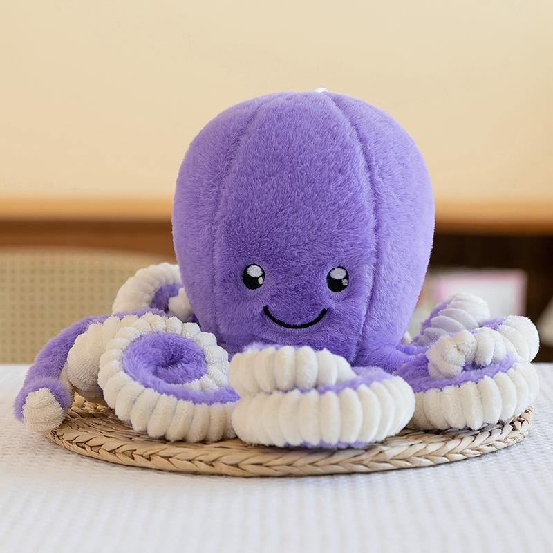 Undersea Octopus Plush Toy Pendant Colorful Octopus Marine Squid Doll Birthday Gift