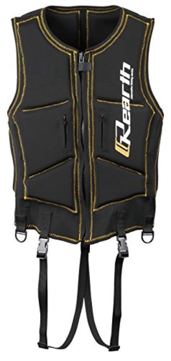 

REARTH Компрессионный жилет Ayu XL Прострочка Черный/Золотой (FLV-3500-XL-GLD)