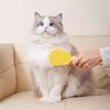 Peigne d'élimination des poils d'animaux avec tête de massage en caoutchouc souple pour le toilettage des chats