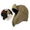 Thicken Windproof Earflap Hat Vintage Earflap Hat for Women Teens Keep Ear Warm Hat Cold Weather Thicken Trapper Hat
