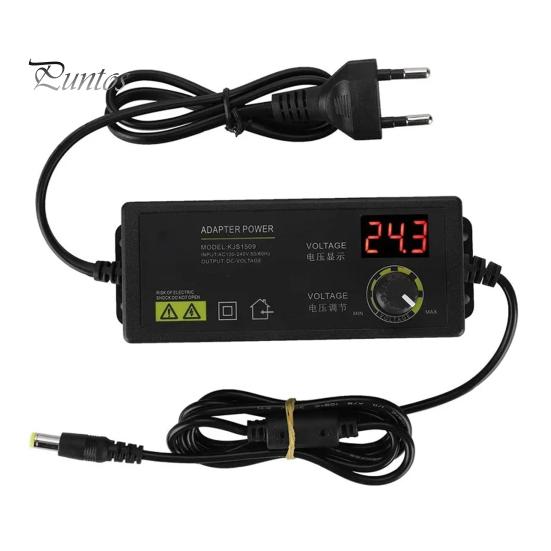 

Адаптер питания 3-36 В, 60 Вт, регулируемое напряжение со светодиодным ЖК-дисплеем, цифровой дисплей, регулировка экрана, источник питания с ЧПУ, домашнее зарядное устройство EU Plug