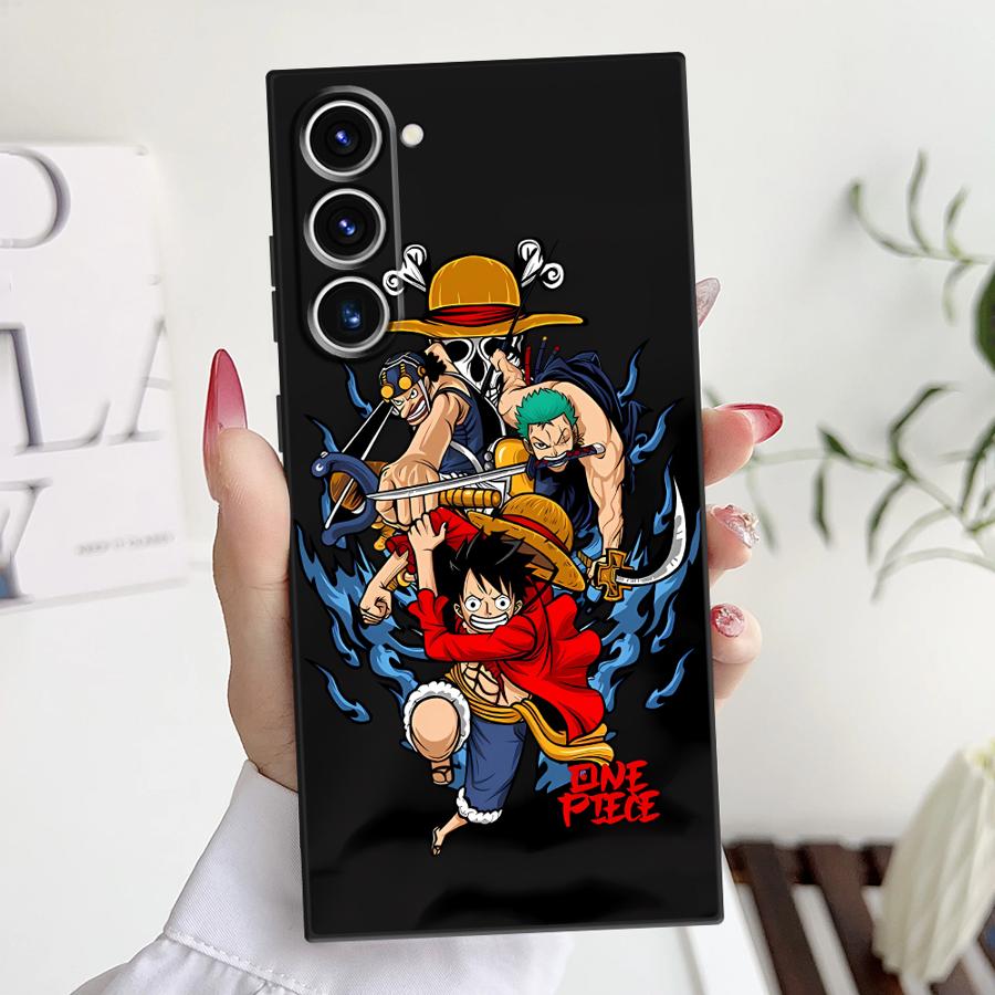 

Anime OneS P-ieceS Funda Phone Cover Case for Samsung Galaxy S25 S22 Note 20 9 10 S23 FE S21 S24 Plus S9 S20 S25Edge Galaxy S9