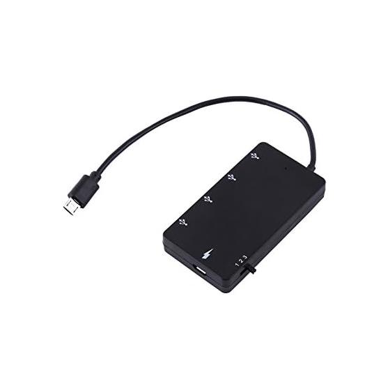 Richer-R 4-портовый USB-хаб Micro USB, USB 2.0 OTG, адаптер расширения, кабель для зарядки смартфонов и планшетов