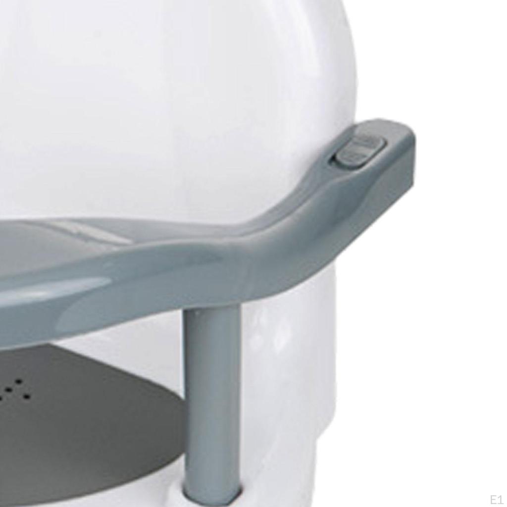 Scaun pentru cada de baie pentru bebeluși, așezat, orificiu de drenaj pentru baie, duș cu aspirație din cadă