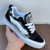 Knuskool Czarne Szkockie Lekki Luksus Buty Deskorolkowe Amerykański Retro Pulchne Buty Chlebowe Codzienne Buty Deskorolkowe dla Pary