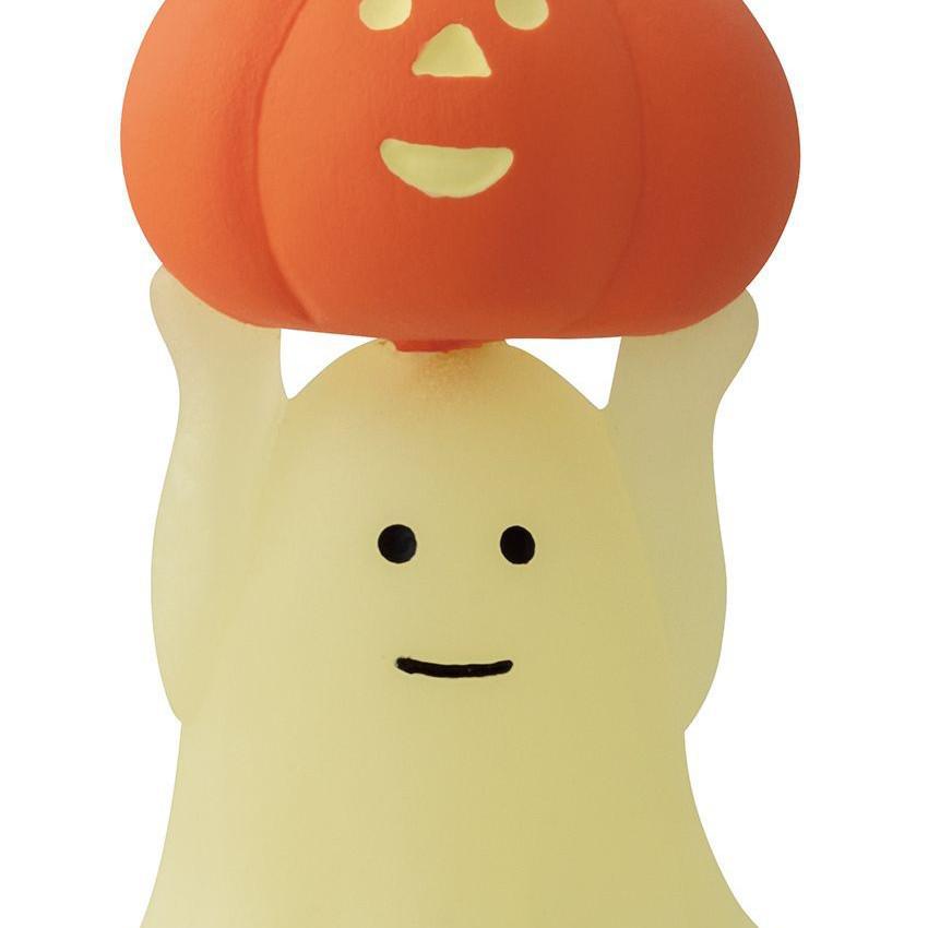 Trendy Halloween Pumpkin Cat Resin Ornament - Creative Miniature Gift