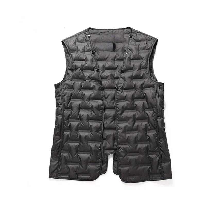 Brand New 100 Wool Lapel Double-Faced Tweed Coat Men's Long Down Detachable Liner Wool Coat Overcoat for Male