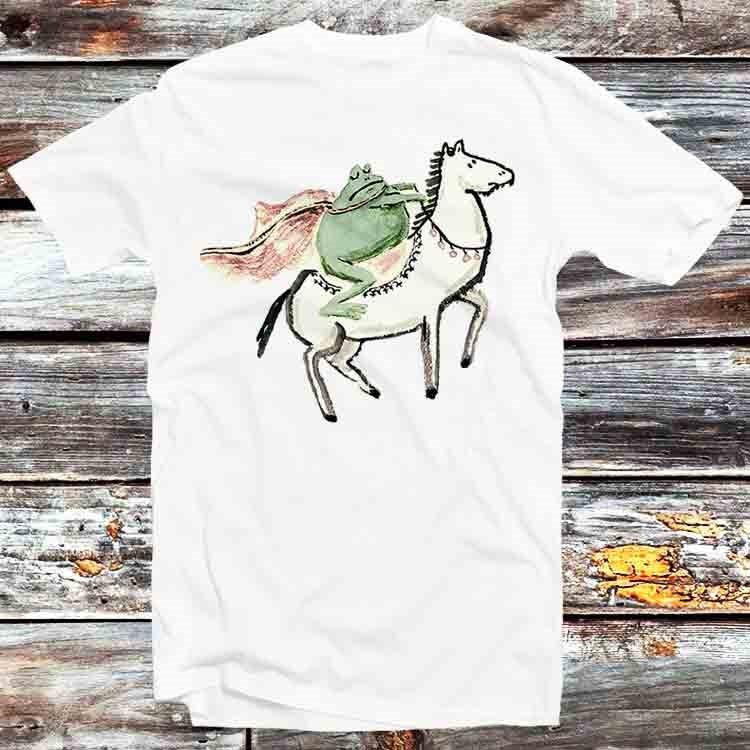 Frog Riding Unicorn Toad Gay LGBT Lesbian Captain Froggy T Shirt B1291
