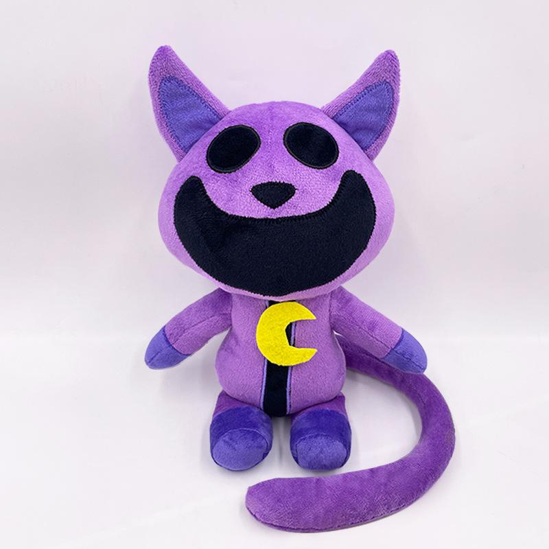 

Smiling Poppy Playtime Critters Theme Plush Toy Pillow Catnap Horror Dogday Catnap