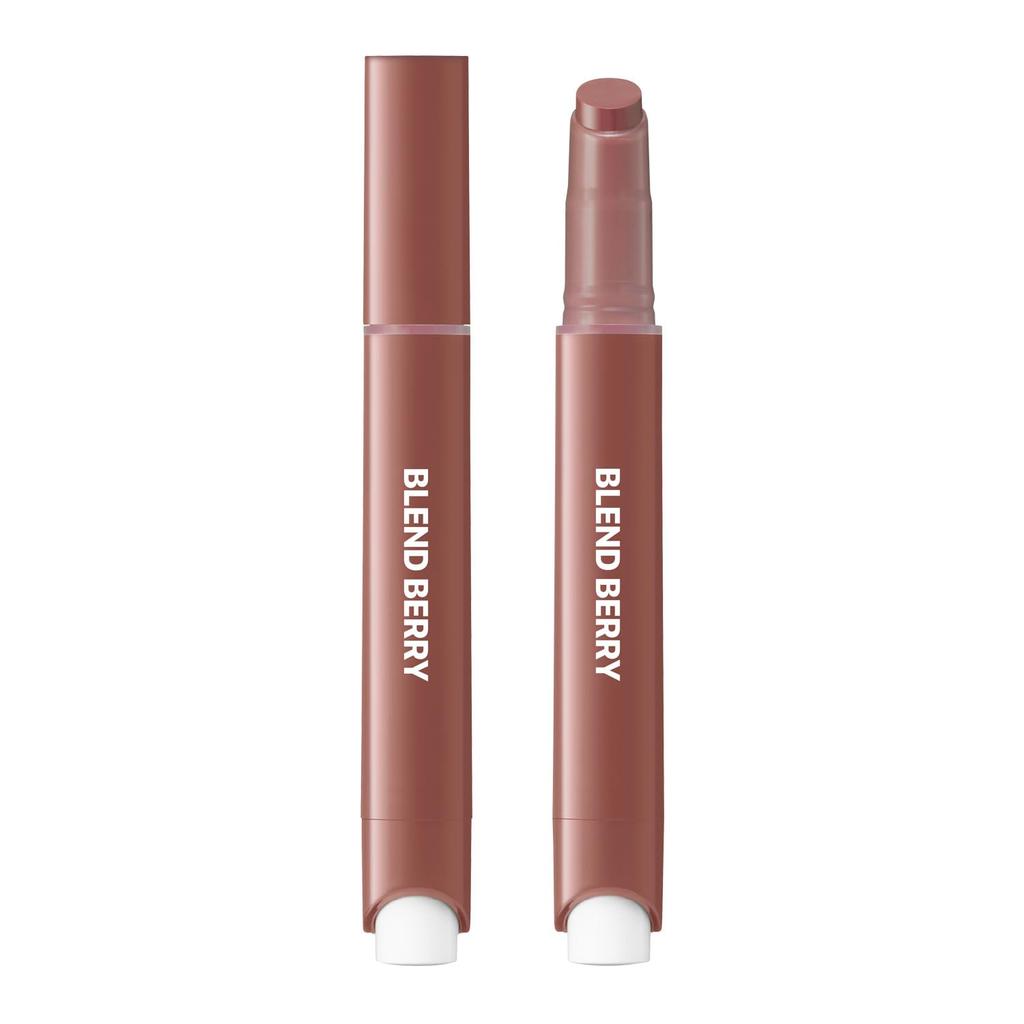 BLEND BERRY Lip Balloon Intoxicating Mauve Brown Tint Rich 012, (Pink Brown), Plumper, Shiny, Effect, Moisturizing, 2.5g