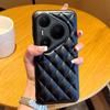 Three-dimensional Puff Check Fragrance Style Leather Case For Huawei Pura80 Ultra Pura 80 Pro 70 60 Mate 70 Pro + 60 50 Cover
