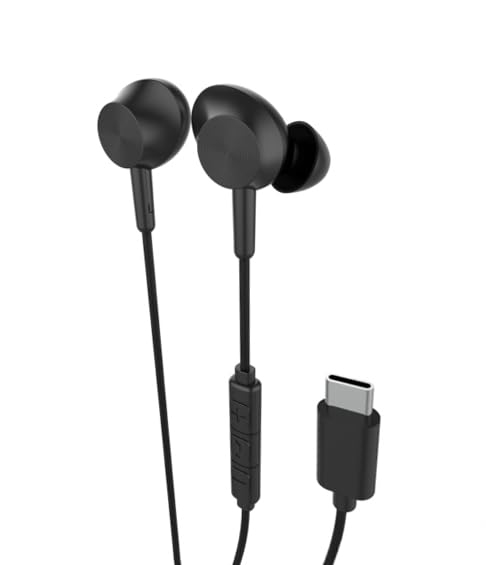 

Наушники Maxell Canal с разъемом USB Type C, проводные, с поддержкой звонков, микрофон MXH-CC200BK, совместимый с Type-C™, микрофон,
