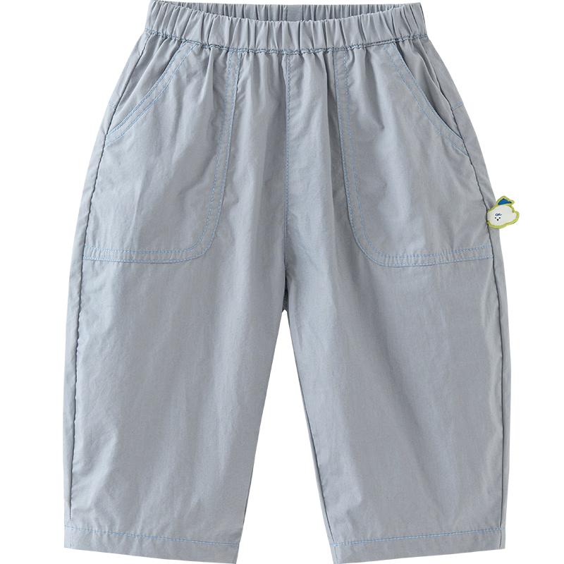 Mini Balabala Boys  Summer Pure Cotton Tapered Pants 90