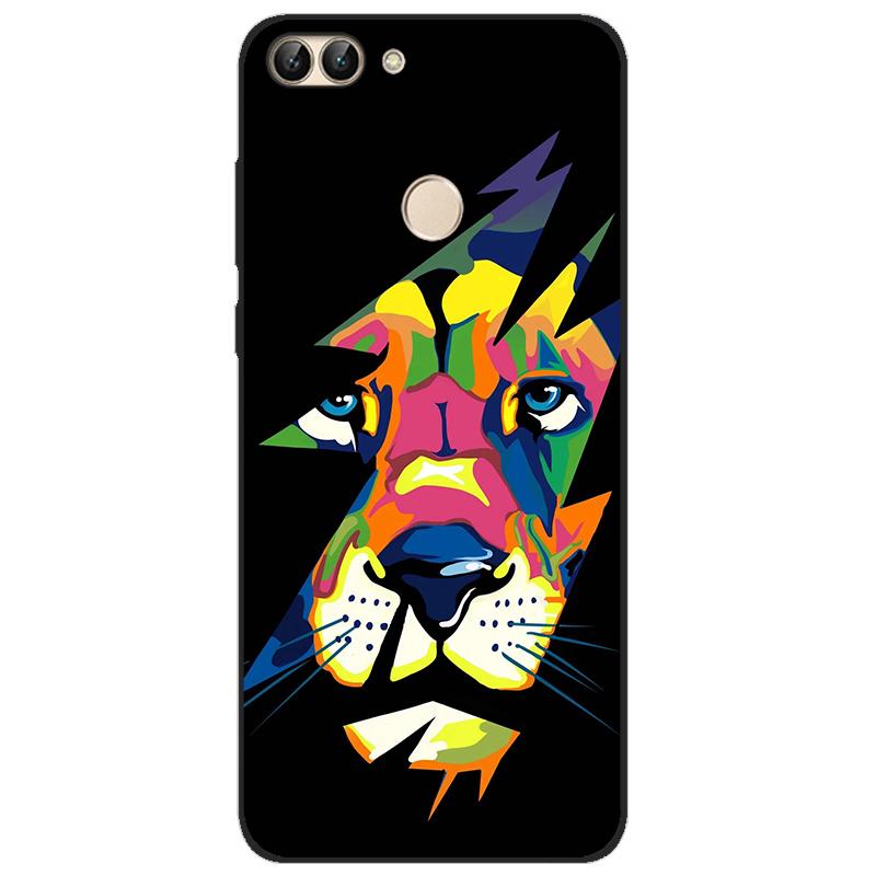 For Huawei P Smart 2018 FIG-LX1 PSmart Case For Huawei P Smart 5.65inch Case TPU Soft Silicone Cute Wolf Back Cover Phone Case