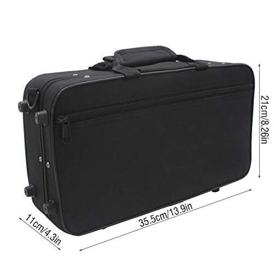Clarinet Case 600D Oxford Good Quality Easy To Carry Large Capacity Clarinet Protection Easy To Grip Reed Case