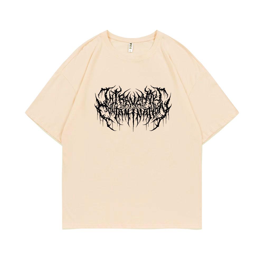 Playboi Carti Narcissist Print T-Shirt Opium Actual Hate Hip Hop Rapper Tshirt Unisex's Fashion Gothic T Shirts Male Vintage Tees