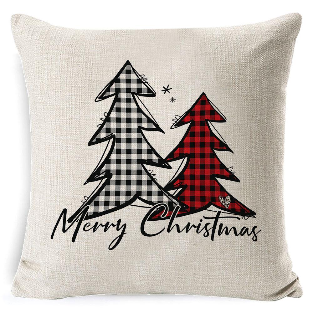 Pillowcase Christmas Pillowcase Light Luxury Pillowcase Ins Style Car Neck Cushion Office Lumbar Support