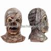 Halloween Mummy Zombie Latex Mask - Horror Headgear for Costumes, Haunted Houses, and Escape Rooms