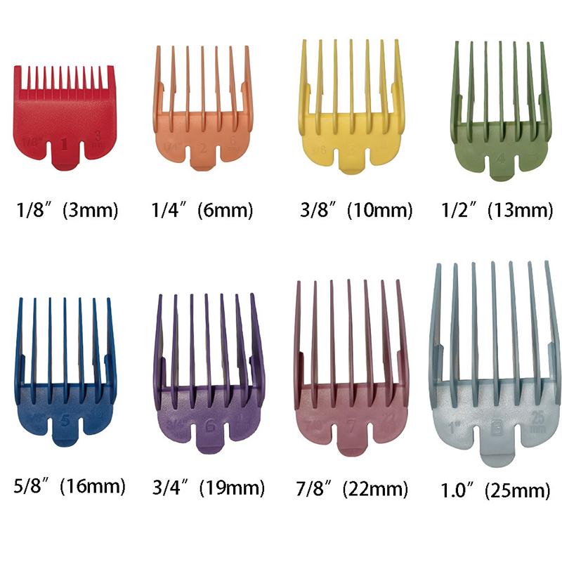 4/8Pcs Professional Barber Hair Clipper Guide Combs For Trimmer Attachment Hair Cutting Guide Replacement Set Limited Comb Salon