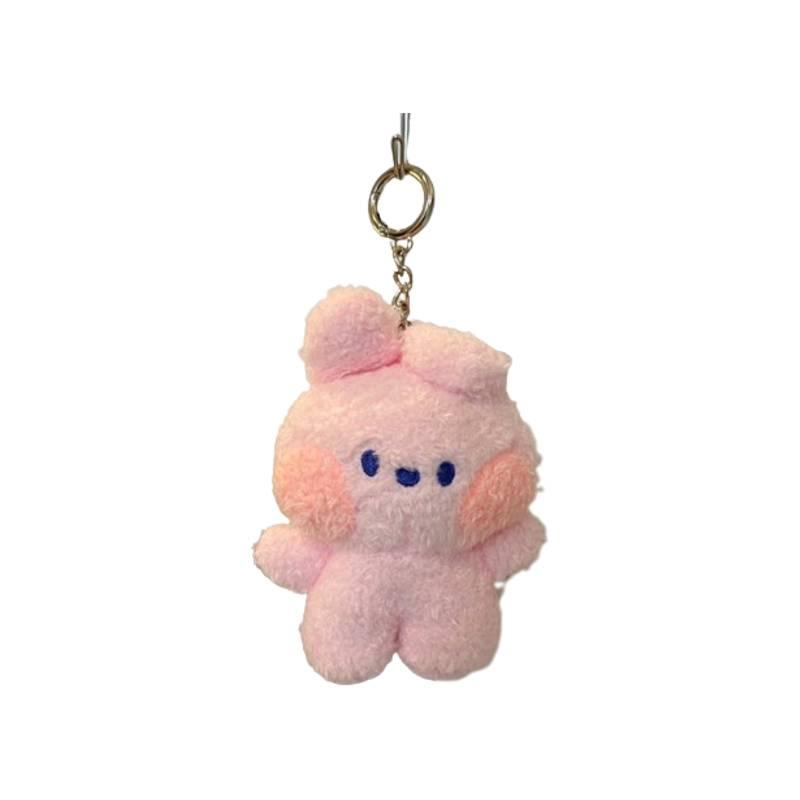 Cute Korean Ins Trend Popular Mini Plush Doll Pendant Cartoon Bag Decoration Gift Pearl Velvet Fill Material Not Multifunctional