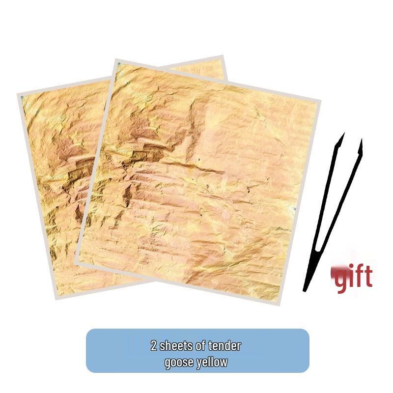 Handmade Colored Gold Foil Paper for DIY Craft and Rock Painting