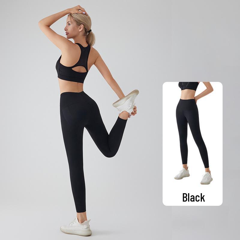 

High-Waisted Tummy-Control Slim-Fit Yoga & Running Pants S (75-95 lbs)