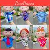Members Family Plush Glove Puppet With Short Plush Preschool Entertainment Doll
