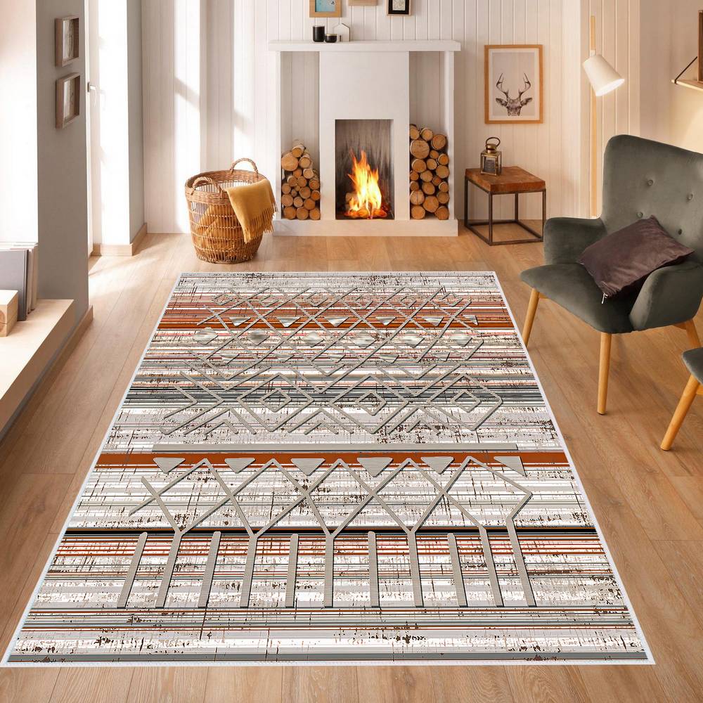 

Mosimoso Home MC242 Ковер с цифровой печатью на подошве в горошек 50x80 cm
