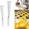 10/12 Inch Kitchen Egg Beater Stainless Steel Ball Mixer Manual Metal Egg Beater for Cooking Mixing Kitchen Necessities