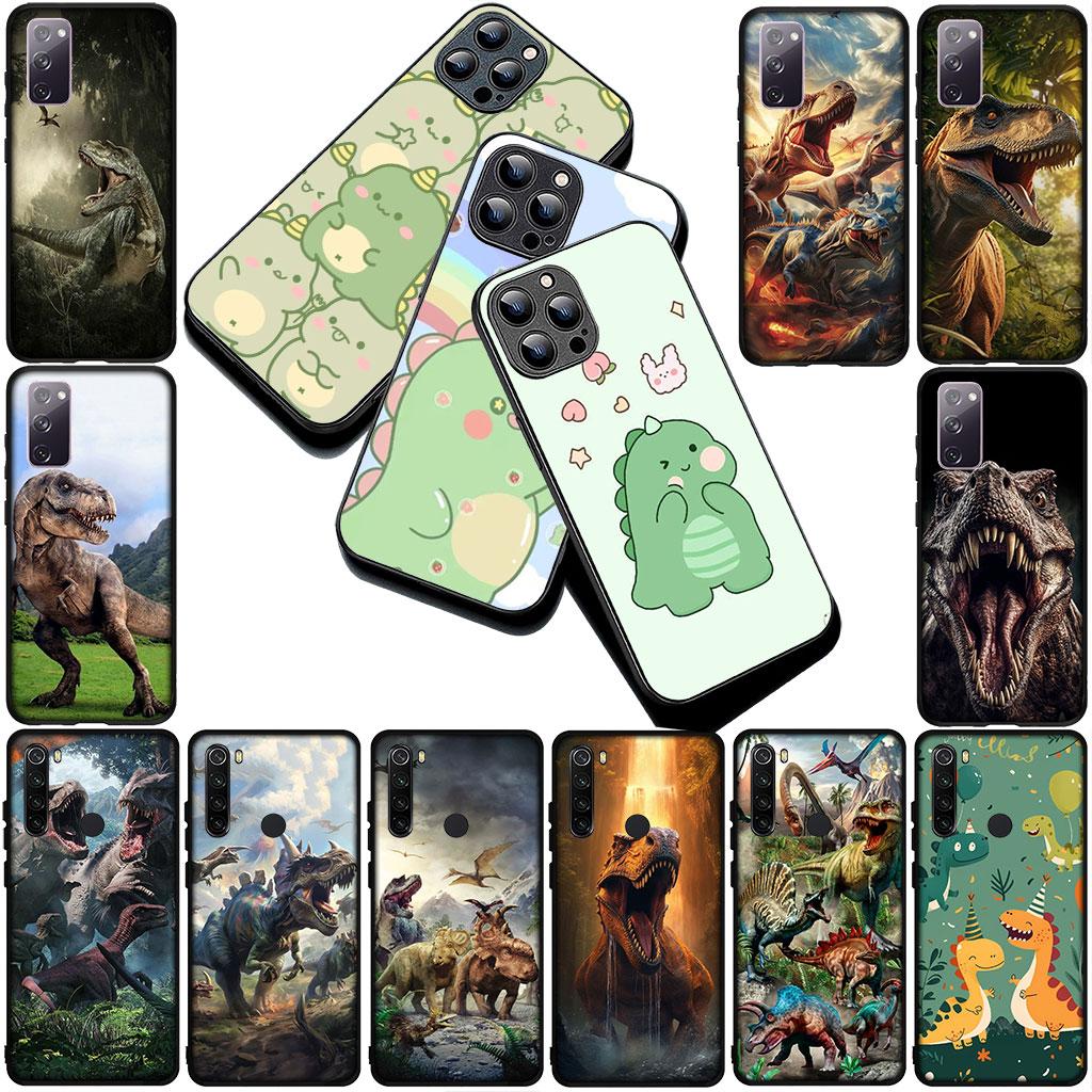 Phone Cover for Samsung Galaxy S22 S21 S20 FE Ultra Plus A07 A17 A15 A16 A25 A57 A37 Soft Silicone Case Wallpaper Dinosaurs