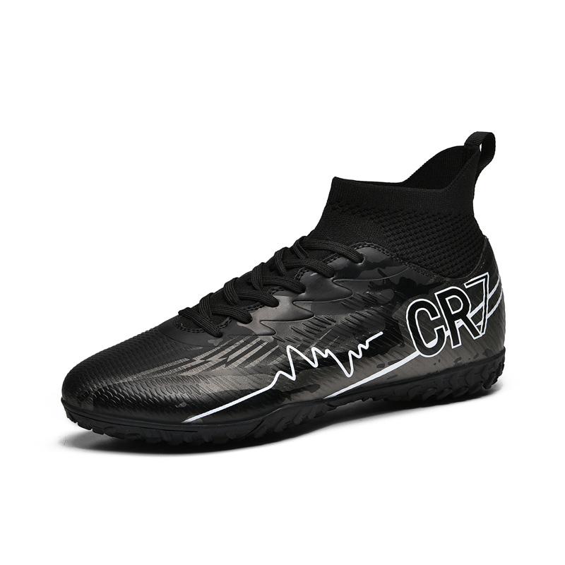 Wysokie Buty Piłkarskie dla Mężczyzn i Kobiet Treningowe Buty Sportowe Sztuczna Trawa TF Kolce AG Paznokcie Młodzież Uczeń Transgraniczne