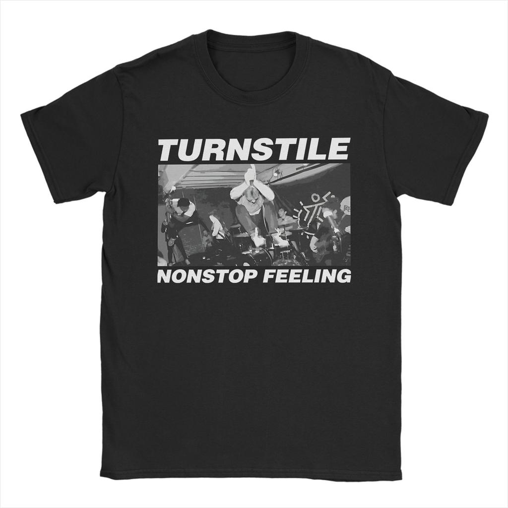 Men Women Graphic Printing Turnstile band T Shirt Tee 100% Cotton  T-shirts Clothing