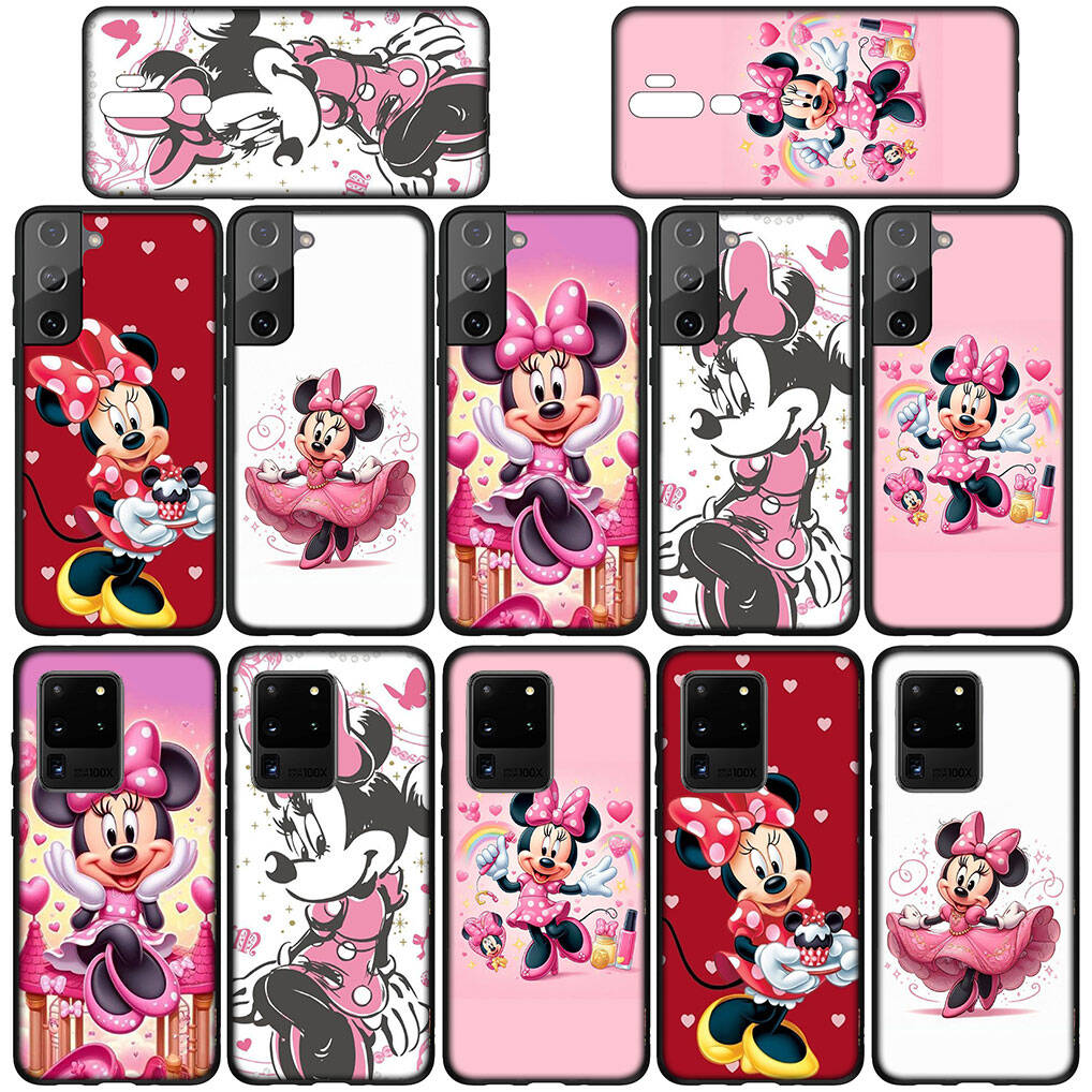 For Motorola Moto Edge 70 60 50 G54 G86 Samsung Galaxy S25 iPhone 17 16 15 Xiaomi Redmi Note 14 13 Pro Max Phone Case Wallpaper Minnie Mouse Cover