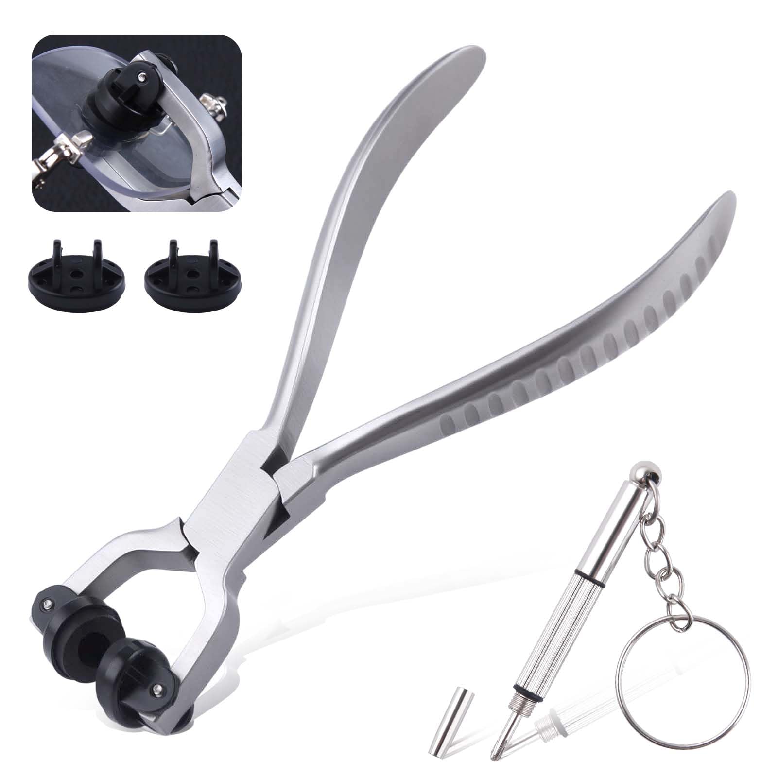 

LEONTOOL Инструмент для регулировки оси астигматизма линзы Регулировка линзы Сменная прецизионная отвертка Нержавеющая пружина Профессиональный инструмент для очков и