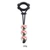 Male Drop Ball Heavy Weight Stretcher Silicone Penis Cock Rings Metal Hanger for Enlargement Extender Pull Eexercise Corpus Cavernosum Sex Toys Man