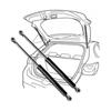 51247239871 Car Tailgate Trunk Gas Spring Lift Support Shock Absorber Gas Spring Damper for BMW F20 F21 118i 120i 125i M135i