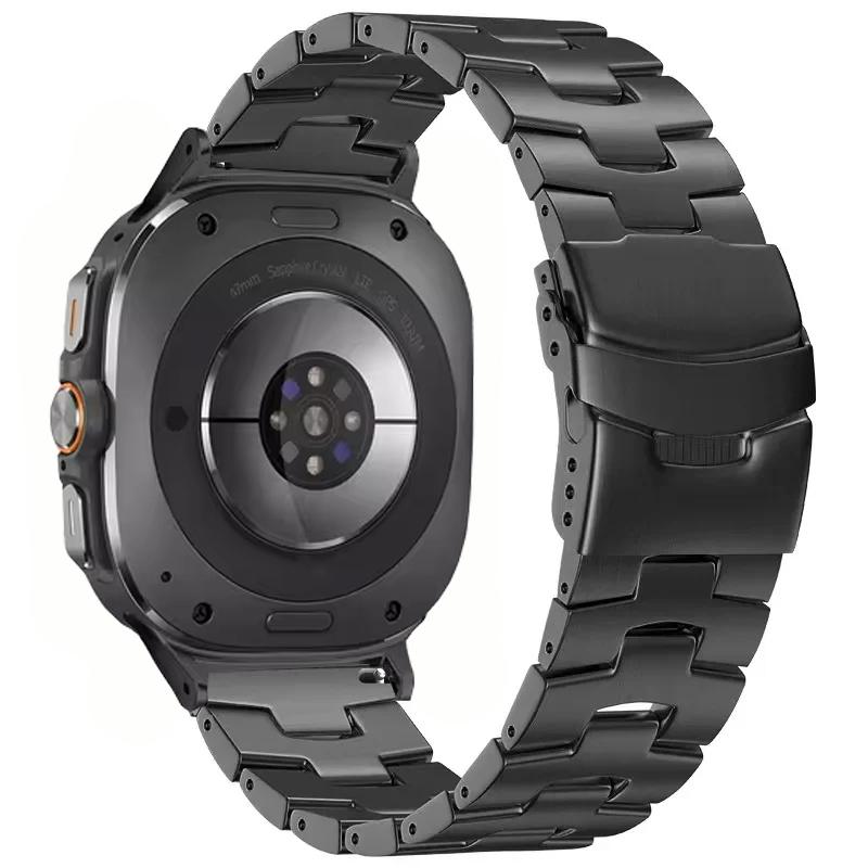 Titanium Strap for Samsung Galaxy Watch Ultra 47mm Smartwatch Lightweight Band Bracelet for Galaxy Watch 8 Ultra Belt Wristband