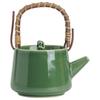 Kushitai Kettle Japanese Style Household Ice Gray Small Ceramic Teapot Single Pot Tea Brewer Tea Kettle Tea Infuser