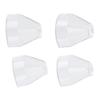 4Pcs Rotary Tool Shield Attachment ABS Transparent Dustproof Electric Grinder Drill Cover 18mm