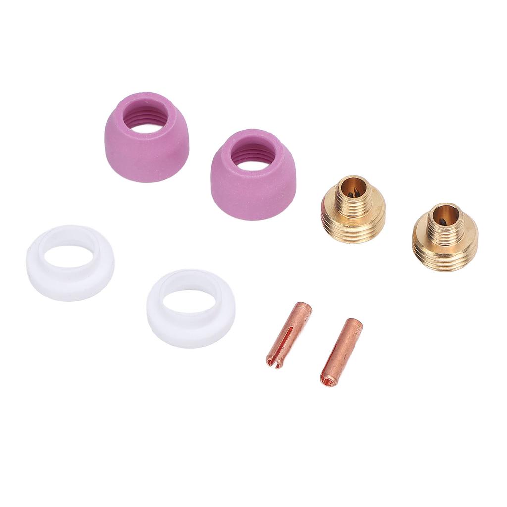 Schweißbrenner 2,4mm Anschluss 2,4mm Elektrodenklemme Keramikdüse PTFE Frontabdeckung Schweißbrenner