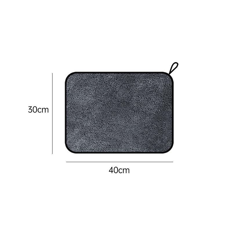 Super Absorbent Microfiber Car Wash Towel - Lint-Free & Thickened for Effective Cleaning
