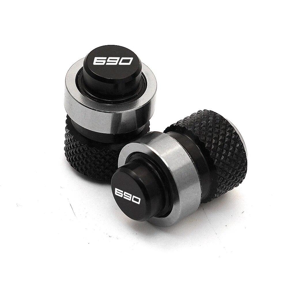 Motorradzubehör für KTM 690 SMC R 690 ENDURO R Seitenständerverlängerung Ständer Vergrößerungsplatte & Reifenventilkappen