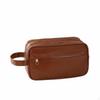 PU Leather Toiletry Organizer Waterproof Men's Travel Bag Light Elegant Design