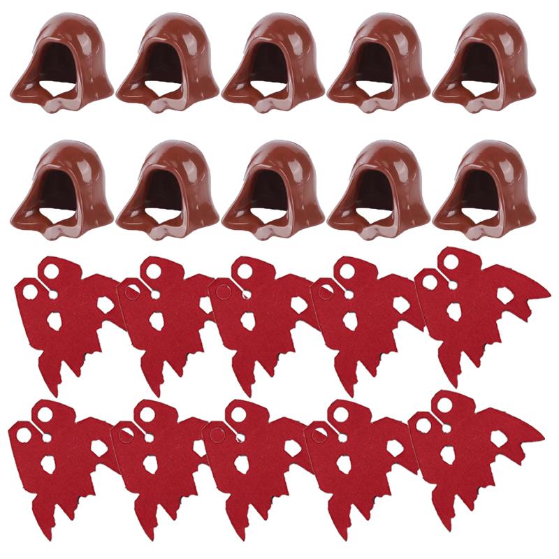 MOC Accesorii Personaj Blocuri de Construcție Soldat Medieval Glugă Purtând Palton Pelerină Robă de Luptă Mini Cărămidă Jucărie Băiat Cadou K034 DIY