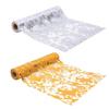 Elegant Gold and Silver Meshes Fabric Roll For Enhancing Event Ambiances Suitable For Wedding And Party Decorations